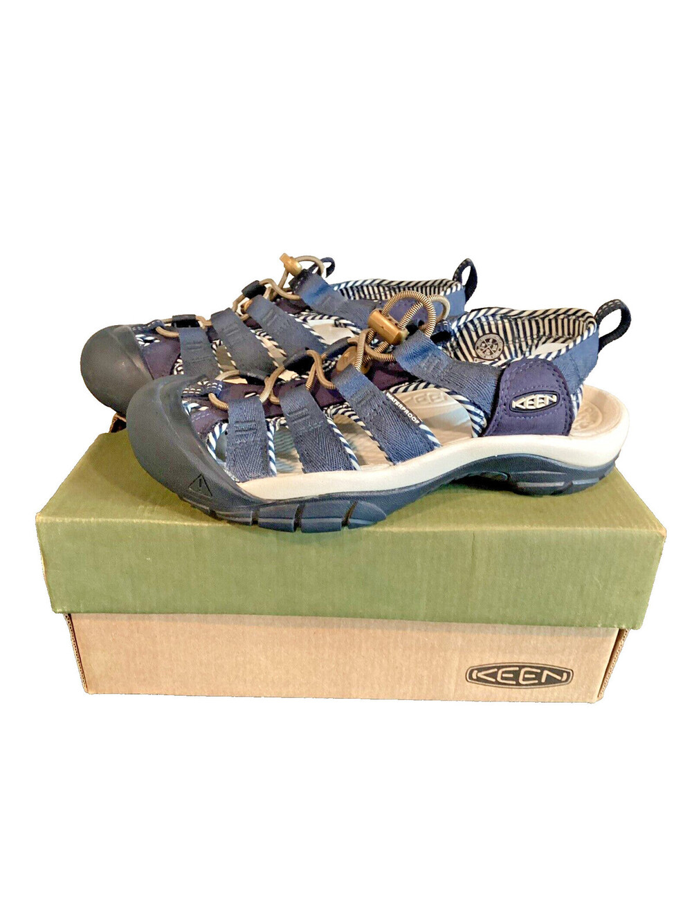 Keen Water Shoes Sandals Women's 6 Navy Newport H2  Kayak Fish Swim Hike Boat
